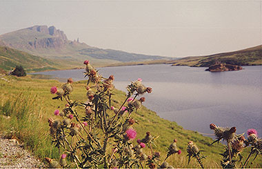 Un lago in Scozia - foto barbara anselmo