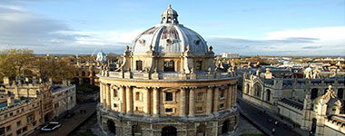 Una veduta della città universitaria di Oxford