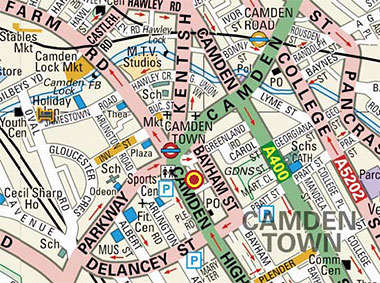 Tti School of English di Londra è a 2 minuti di cammino dalla stazione metro di Camden Town