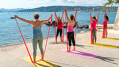 Antibes, corso di francese + yoga e pilates