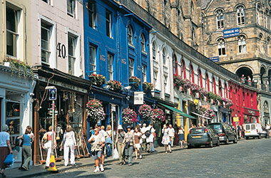 Uno scorcio della Old Town a Edimburgo