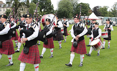 Una manifestazione tradizionale scozzese