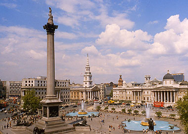 Londra, Trafalgar Square è a 5 minuti di cammino dalla scuola OISE