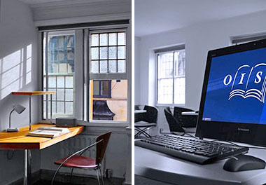 aula individuale e sala computer a OISE Oxford
