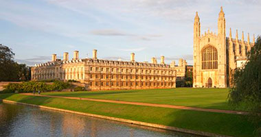 Una veduta di King's college Cambridge