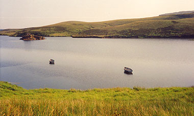 La tranquillità di un lago scozzese - foto barbara anselmo