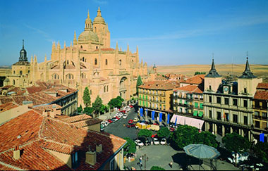 Una veduta di Segovia dove si tengono i corsi di spagnolo della scuola OISE