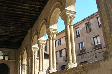 Uno scorcio di Segovia dobve si trova la scuola di spagnolo OISE