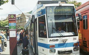 tram a Heidelberg